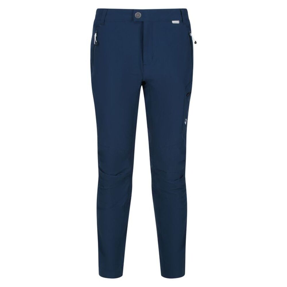 Regatta Mens Highton Water Repellent Hiking Trousers / Moonlight Denim